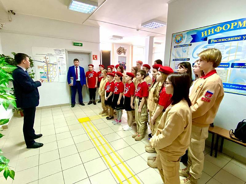 Открытие первичного отделения РДДМ в школе 20 февраля 2023 года.